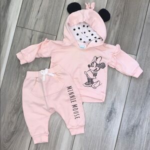 5️⃣ Disney Pink Minnie Mouse Kids Matching Set